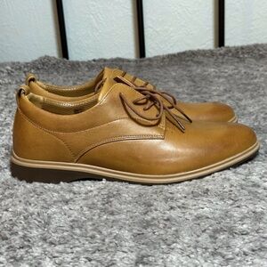 Amberjack Men's Honey Leather Derby Shoes